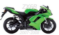 2007-2008 ZX6R Carénages