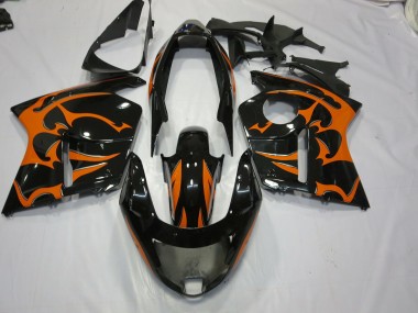 1996-2007 Noir & Orange Honda CBR1100XX Carénage Moto