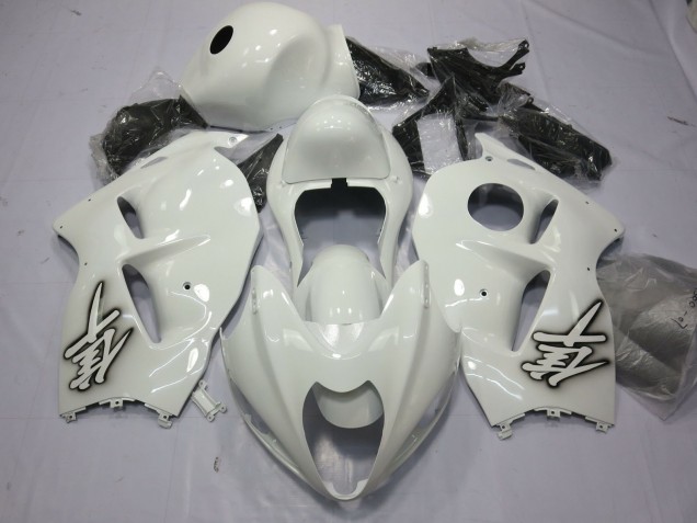1997-2007 Blanc Brillant Suzuki GSXR 1300 Carénage Moto 1997-2007 Blanc Brillant Suzuki GSXR 1300 Carénage Moto