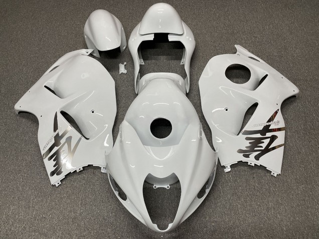 1997-2007 Conception Blanc Brillant Suzuki GSXR 1300 Carénage Moto 1997-2007 Conception Blanc Brillant Suzuki GSXR 1300 Carénage Moto