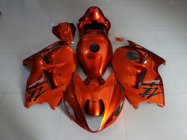 1997-2007 Orange Brillant Vibrant Suzuki GSXR 1300 Carénage Moto 1997-2007 Orange Brillant Vibrant Suzuki GSXR 1300 Carénage Moto