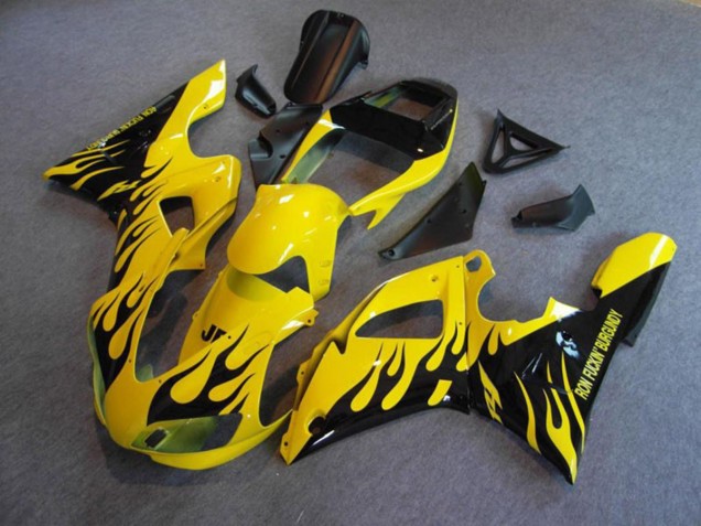 1998-1999 Giallo Fiamma Yamaha R1 Carénage Moto