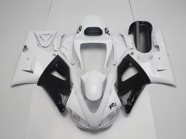1998-1999 Noir & Blanc Yamaha R1 Carénage Moto