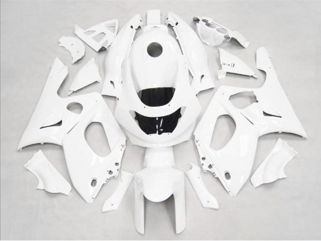 1998-2007 Blanc Brillant Yamaha YZF600 Carénage Moto 1998-2007 Blanc Brillant Yamaha YZF600 Carénage Moto