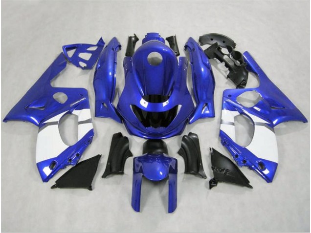 1998-2007 Bleu Brillant & Blanc Yamaha YZF600 Carénage Moto