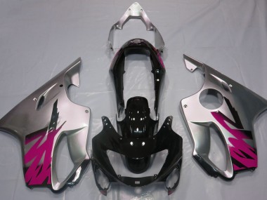 1999-2000 Argent Brillant & Rose Honda CBR600 F4 Carénage Moto