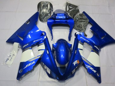 2000-2001 Bleu & Blanc Yamaha R1 Carénage Moto