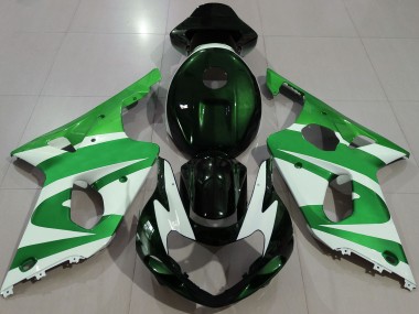 2000-2002 Vert Profond Suzuki GSXR 1000 Carénage Moto
