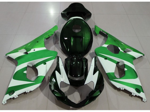 2000-2002 Vert Profond Suzuki GSXR 1000 Carénage Moto