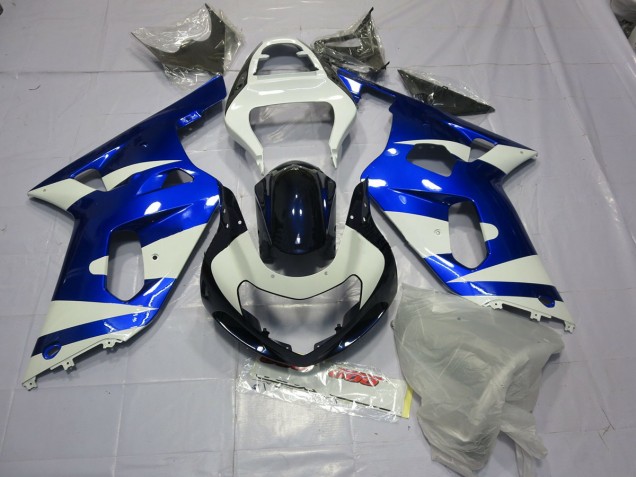 2001-2003 Bleu & Blanc Suzuki GSXR 600-750 Carénage Moto 2001-2003 Bleu & Blanc Suzuki GSXR 600-750 Carénage Moto