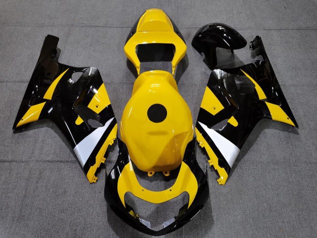 2001-2003 Noir & Jaune Suzuki GSXR 600-750 Carénage Moto