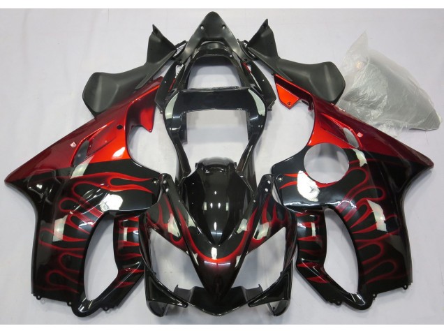 2001-2003 Rosso Fiamma Honda CBR600 F4i Carénage Moto