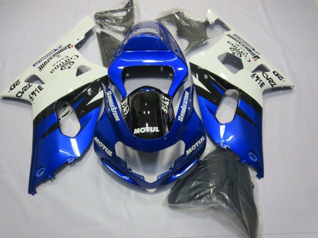 2001-2003 Rouge Movistar Suzuki GSXR 600-750 Carénage Moto