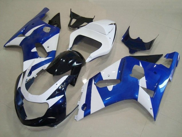 2001-2003 Style Bleu & Blanc OEM Suzuki GSXR 600-750 Carénage Moto 2001-2003 Style Bleu & Blanc OEM Suzuki GSXR 600-750 Carénage Moto