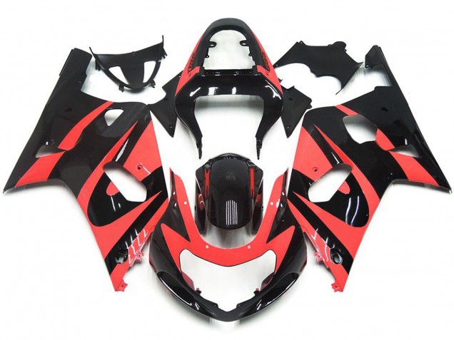 2001-2003 Style Personnalisé OEM Rouge Clair Suzuki GSXR 600-750 Carénage Moto 2001-2003 Style Personnalisé OEM Rouge Clair Suzuki GSXR 600-750 Carénage Moto