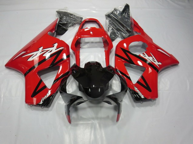 2002-2003 Rouge Brillant & Noir Honda CBR954RR Carénage Moto