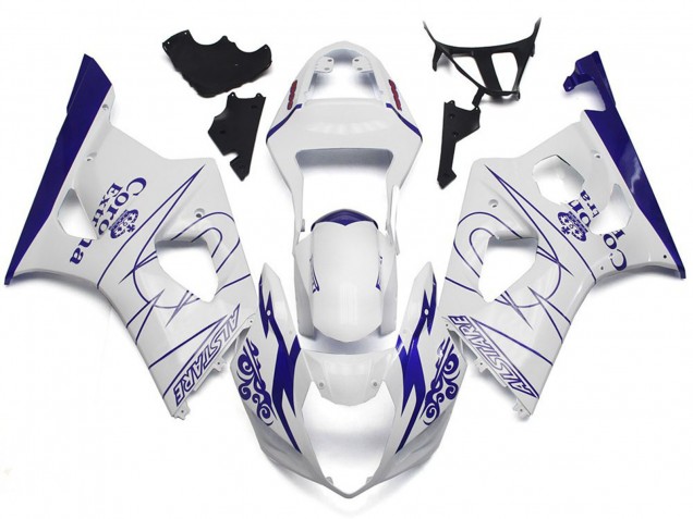 2003-2004 Blanc Corona Style Personnalisé Suzuki GSXR 1000 Carénage Moto 2003-2004 Blanc Corona Style Personnalisé Suzuki GSXR 1000 Carénage Moto