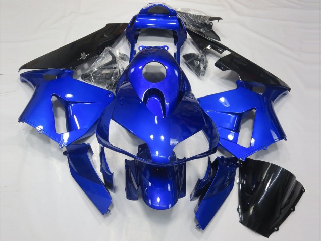 2003-2004 Bleu Brillant & Noir Honda CBR600RR Carénage Moto