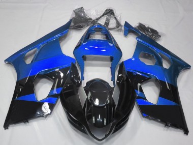 2003-2004 Bleu Brillant & Noir Suzuki GSXR 1000 Carénage Moto