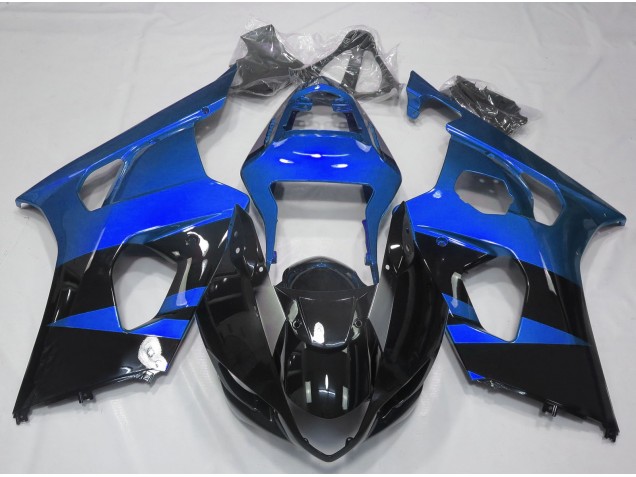 2003-2004 Bleu Brillant & Noir Suzuki GSXR 1000 Carénage Moto 2003-2004 Bleu Brillant & Noir Suzuki GSXR 1000 Carénage Moto