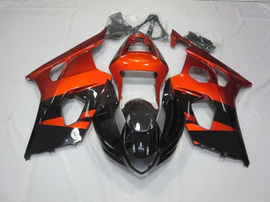 2003-2004 Orange Brûlé & Noir Suzuki GSXR 1000 Carénage Moto