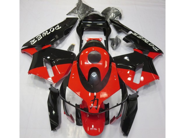 2003-2004 Puissance Rouge Brillant Honda CBR600RR Carénage Moto 2003-2004 Puissance Rouge Brillant Honda CBR600RR Carénage Moto