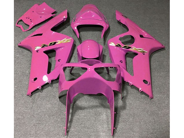 2003-2004 Rose Brillant Kawasaki ZX6R Carénage Moto