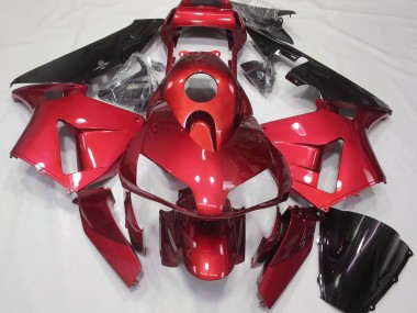 2003-2004 Rouge Bonbon Uni Honda CBR600RR Carénage Moto