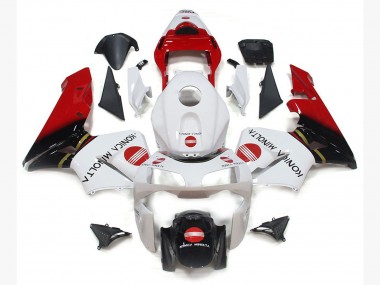 2003-2004 Rouge Konica Minolta Honda CBR600RR Carénage Moto