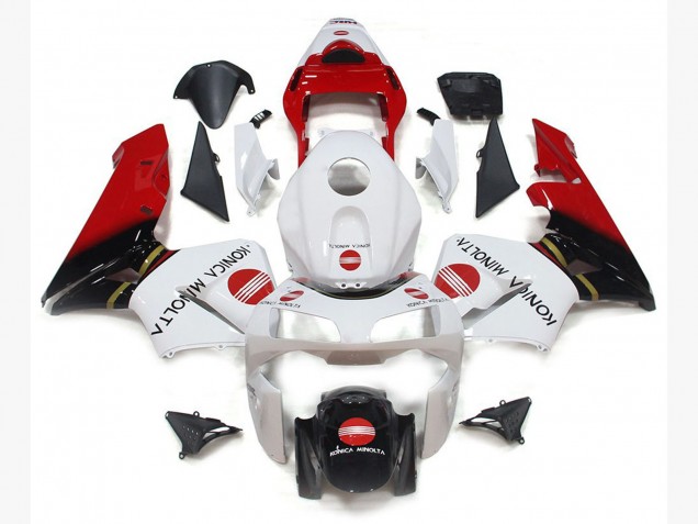 2003-2004 Rouge Konica Minolta Honda CBR600RR Carénage Moto
