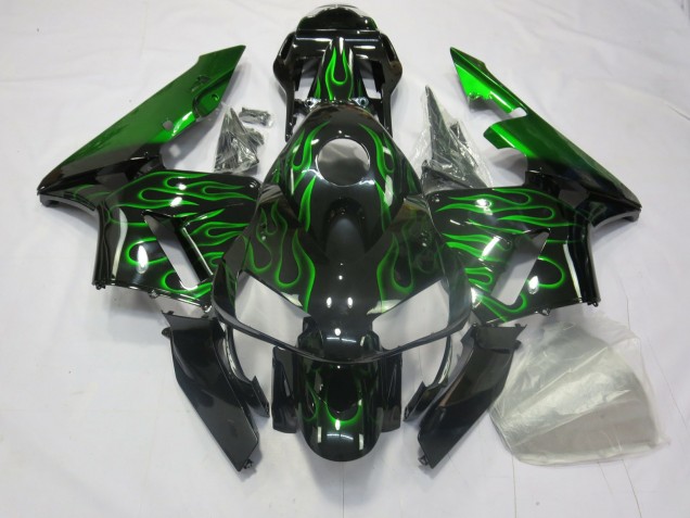 2003-2004 Vert Flamme Honda CBR600RR Carénage Moto 2003-2004 Vert Flamme Honda CBR600RR Carénage Moto
