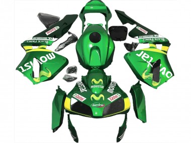 2003-2004 Vert Movistar Honda CBR600RR Carénage Moto