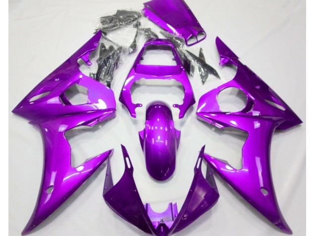 2003-2004 Violet Brillant Yamaha R6 Carénage Moto 2003-2004 Violet Brillant Yamaha R6 Carénage Moto