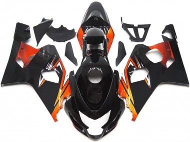 2004-2005 Bronze Orange OEM Style Personnalisé Suzuki GSXR 600-750 Carénage Moto