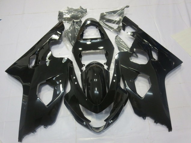 2004-2005 Noir Brillant Suzuki GSXR 600-750 Carénage Moto