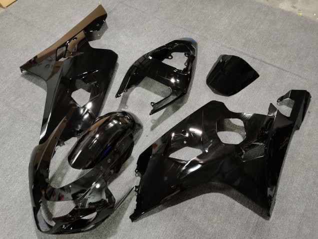 2004-2005 Noir Brillant Suzuki GSXR 600-750 Carénage Moto 2004-2005 Noir Brillant Suzuki GSXR 600-750 Carénage Moto