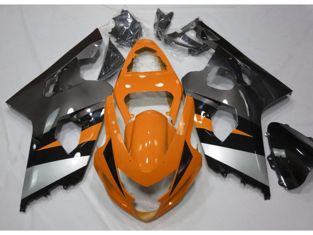 2004-2005 Orange & Argent Suzuki GSXR 600-750 Carénage Moto 2004-2005 Orange & Argent Suzuki GSXR 600-750 Carénage Moto