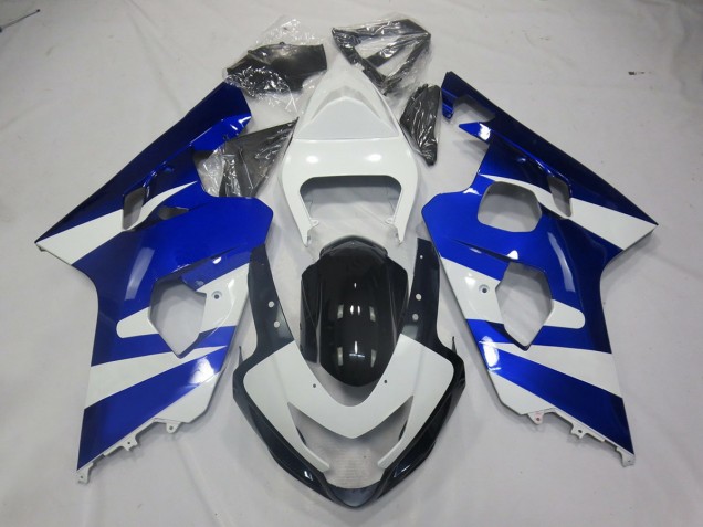 2004-2005 Style Bleu Blanc OEM Suzuki GSXR 600-750 Carénage Moto 2004-2005 Style Bleu Blanc OEM Suzuki GSXR 600-750 Carénage Moto