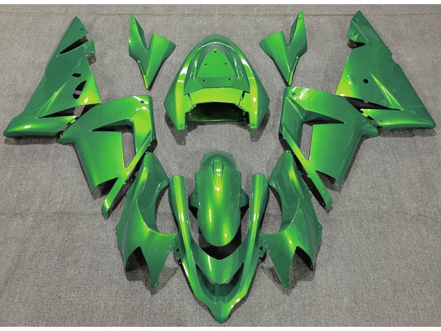2004-2005 Vert Brillant Kawasaki ZX10R Carénage Moto