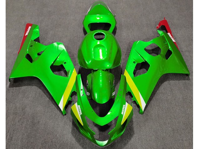2004-2005 Vert Brillant Suzuki GSXR 600-750 Carénage Moto