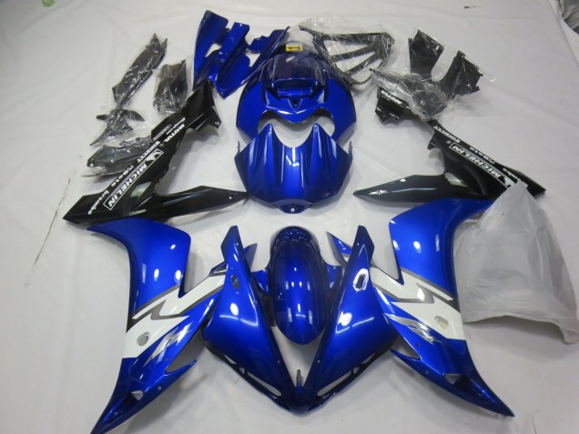 2004-2006 Bleu Brillant Blanc Yamaha R1 Carénage Moto 2004-2006 Bleu Brillant Blanc Yamaha R1 Carénage Moto