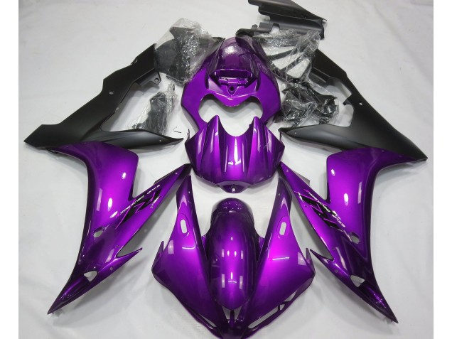 2004-2006 Violet Brillant & Noir Yamaha R1 Carénage Moto