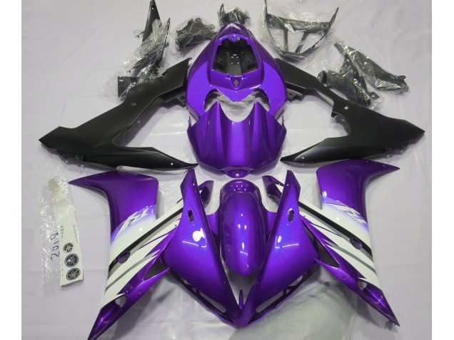 2004-2006 Violet Vif & Blanc Yamaha R1 Carénage Moto 2004-2006 Violet Vif & Blanc Yamaha R1 Carénage Moto