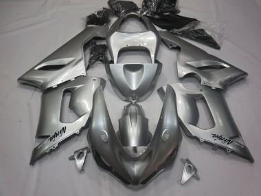 2005-2006 Argent Kawasaki ZX6R Carénage Moto