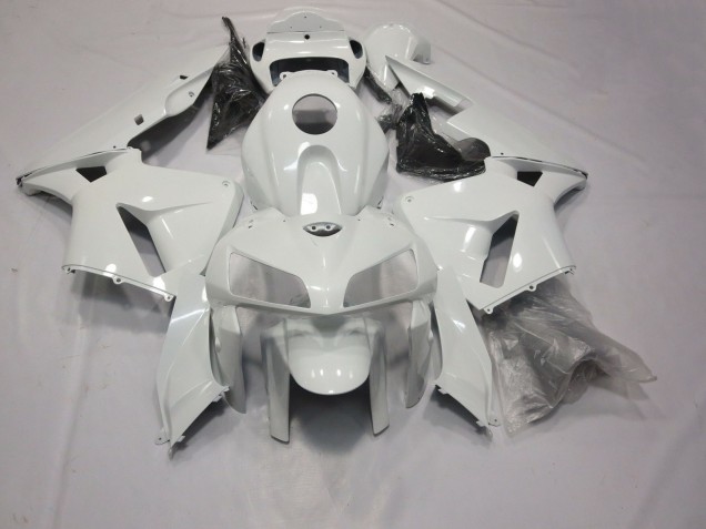 2005-2006 Blanc Brillant Honda CBR600RR Carénage Moto 2005-2006 Blanc Brillant Honda CBR600RR Carénage Moto