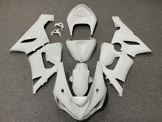 2005-2006 Blanc Brillant Kawasaki ZX6R Carénage Moto