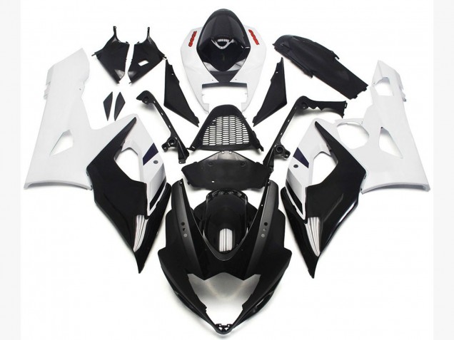 2005-2006 Bleu Brillant Vibrant & Noir Mat Suzuki GSXR 1000 Carénage Moto 2005-2006 Bleu Brillant Vibrant & Noir Mat Suzuki GSXR 1000 Carénage Moto