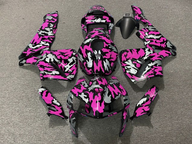 2005-2006 Camouflage & Rose Chaud Honda CBR600RR Carénage Moto