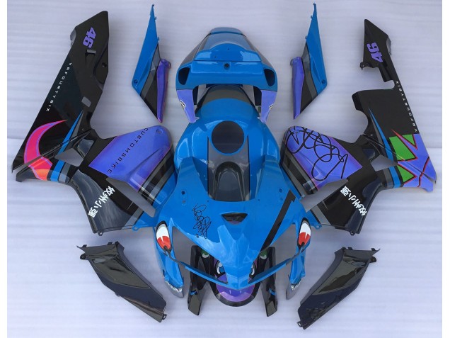 2005-2006 Requin Bleu Honda CBR600RR Carénage Moto 2005-2006 Requin Bleu Honda CBR600RR Carénage Moto