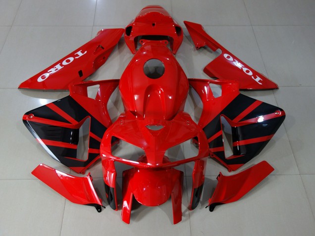 2005-2006 Rouge Brillant Honda CBR600RR Carénage Moto 2005-2006 Rouge Brillant Honda CBR600RR Carénage Moto